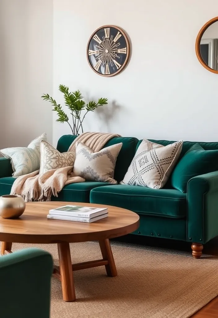 24 Comfy Living Room Ideas That'll Make You Want to Snuggle Up Right Now! - 1. Layered Textures for Maximum Comfort