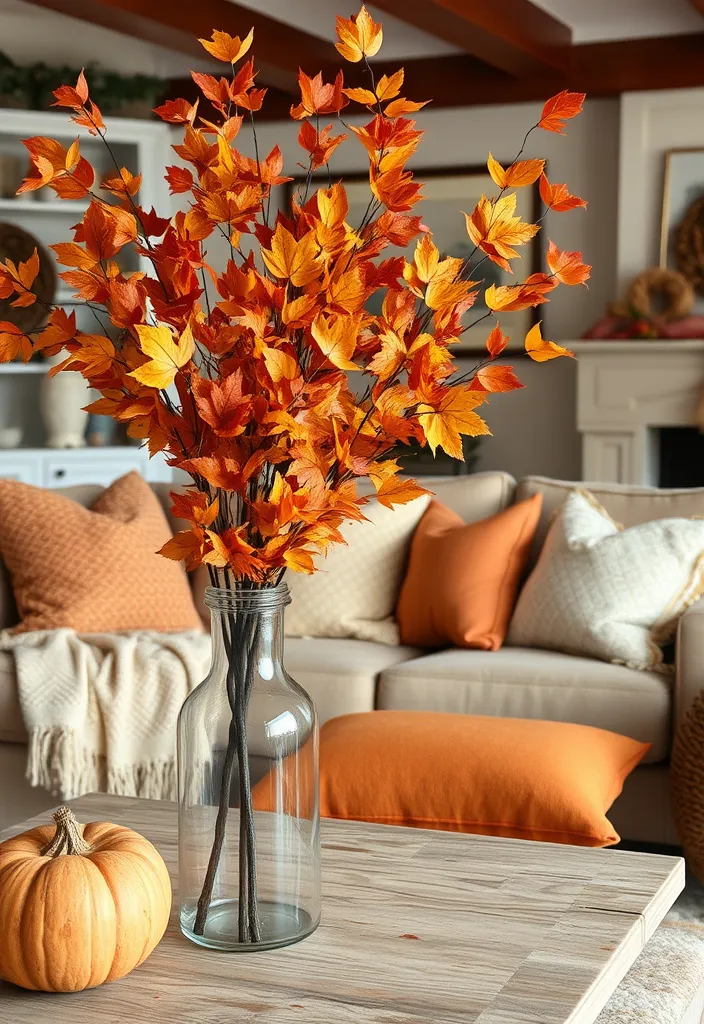 24 Comfy Living Room Ideas That'll Make You Want to Snuggle Up Right Now! - 24. Seasonal Decor Changes