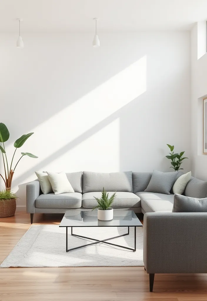 24 Comfy Living Room Ideas That'll Make You Want to Snuggle Up Right Now! - 9. Minimalist Furniture for Open Spaces