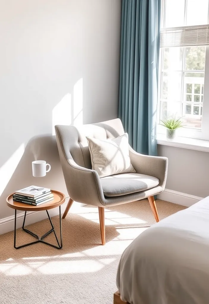 24 Cozy Apartment Bedroom Ideas That'll Make You Want to Snuggle Right In! - 10. Accent Chairs for Comfort