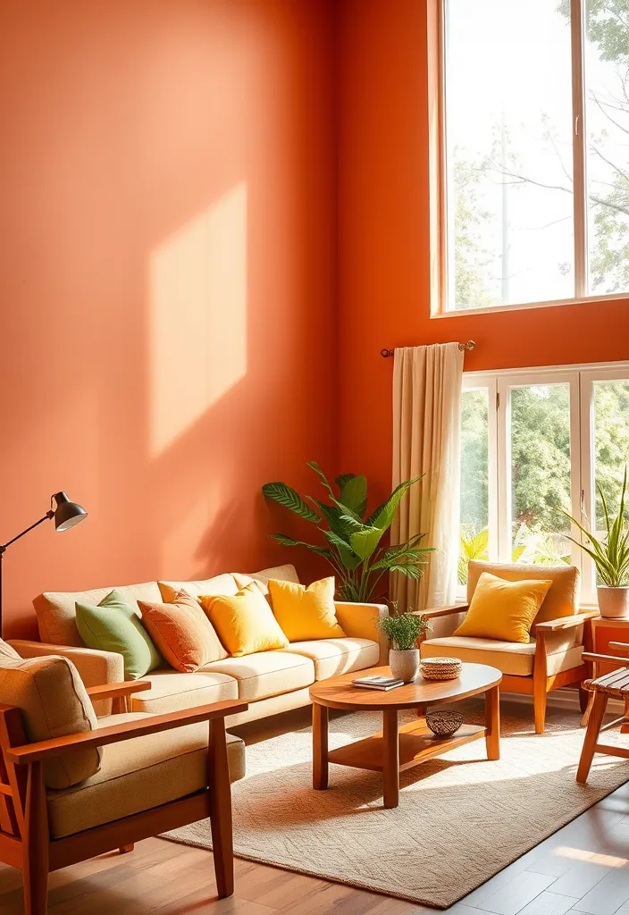 24 Cozy Living Room Design Ideas That Will Warm Your Heart! - 2. Warm Color Palettes to Embrace
