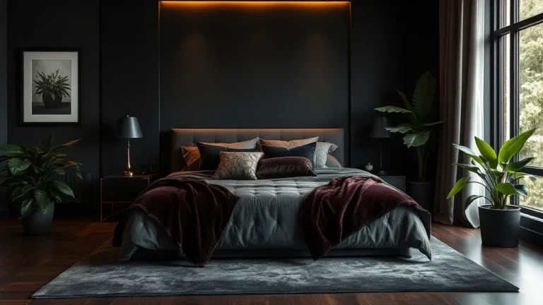 24 Dark Elegant Bedroom Ideas That'll Transform Your Space into a Luxurious Retreat!