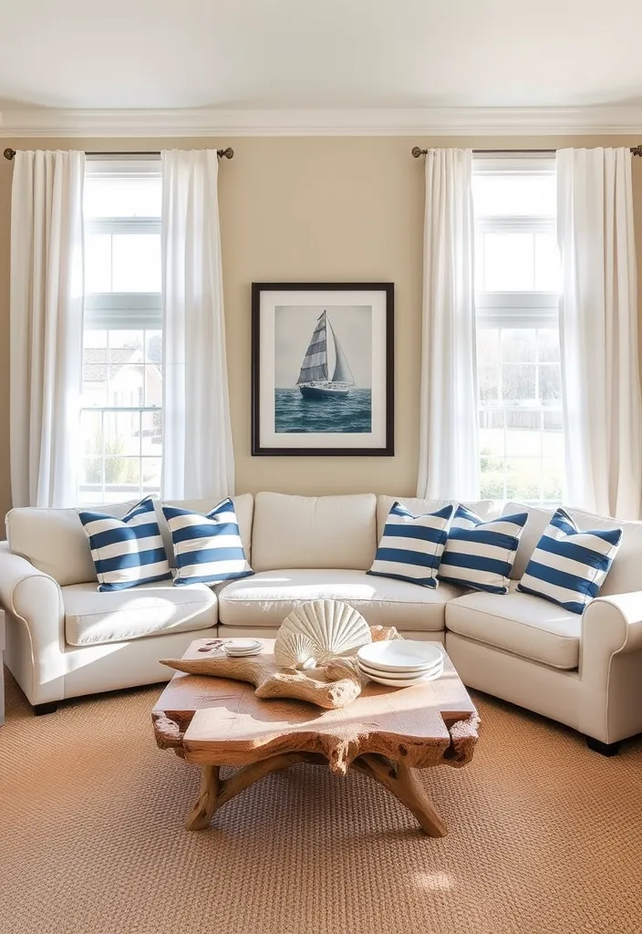 24 Jaw-Dropping Summer Room Ideas That Will Transform Your Space! - 1. Coastal Chic Retreat