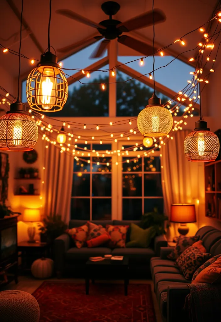 24 Jaw-Dropping Summer Room Ideas That Will Transform Your Space! - 15. Light Up Your Space