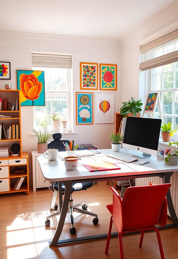 24 Jaw-Dropping Summer Room Ideas That Will Transform Your Space! - 16. Summer-Ready Workspace