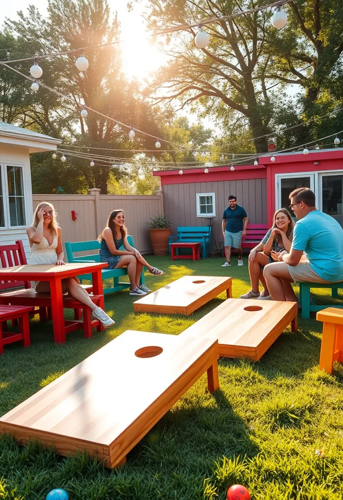 24 Jaw-Dropping Summer Room Ideas That Will Transform Your Space! - 17. Playful Outdoor Games Area