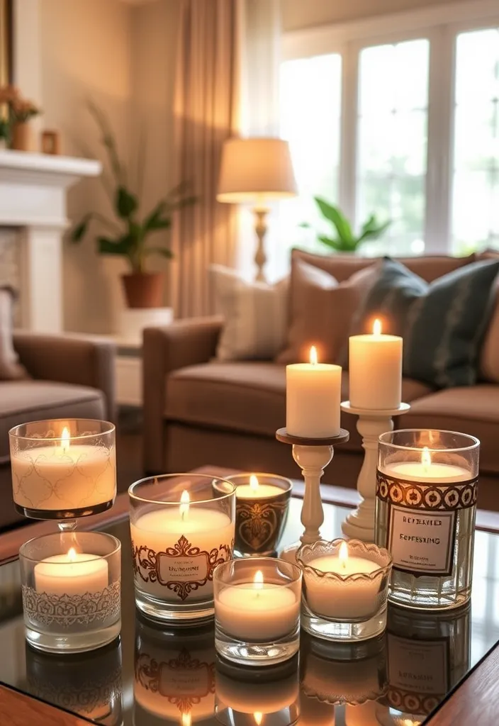 24 Jaw-Dropping Summer Room Ideas That Will Transform Your Space! - 18. Refreshing Scented Candles