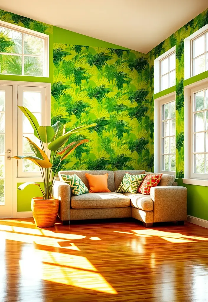 24 Jaw-Dropping Summer Room Ideas That Will Transform Your Space! - 2. Tropical Paradise