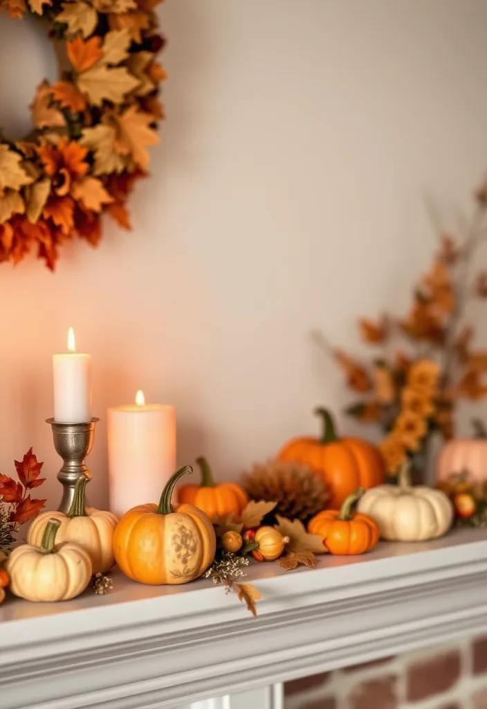 24 Living Room Mantle Decor Ideas That'll Transform Your Space! - 3. Seasonal Swaps
