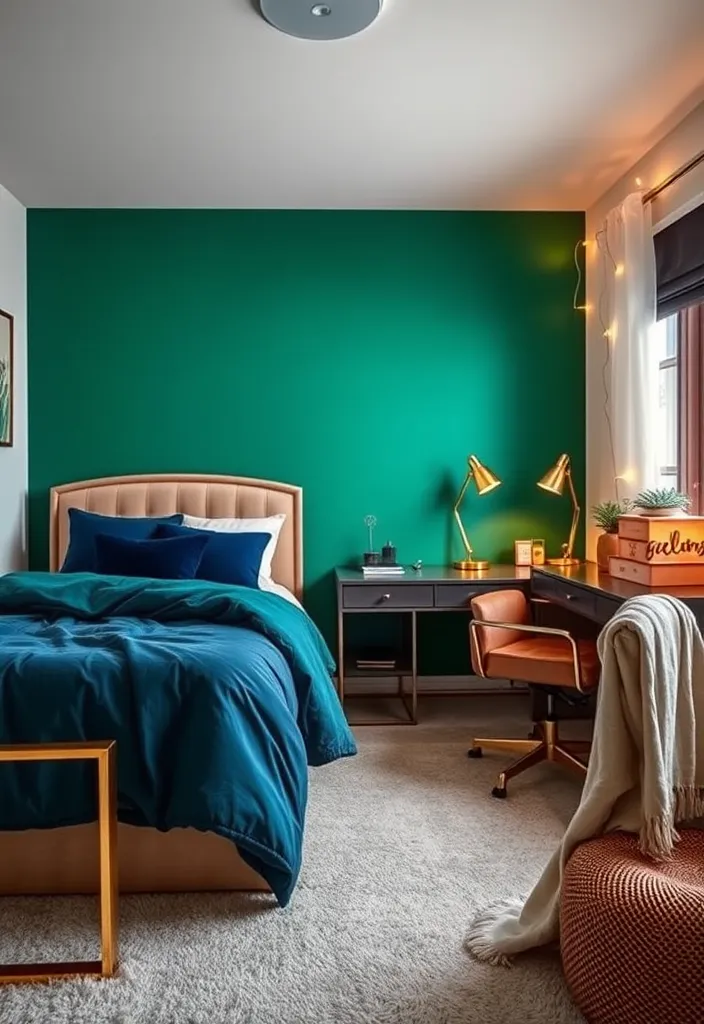 24 Luxury Dorm Room Ideas That'll Make You Feel Like Royalty! - 1. Regal Color Palettes