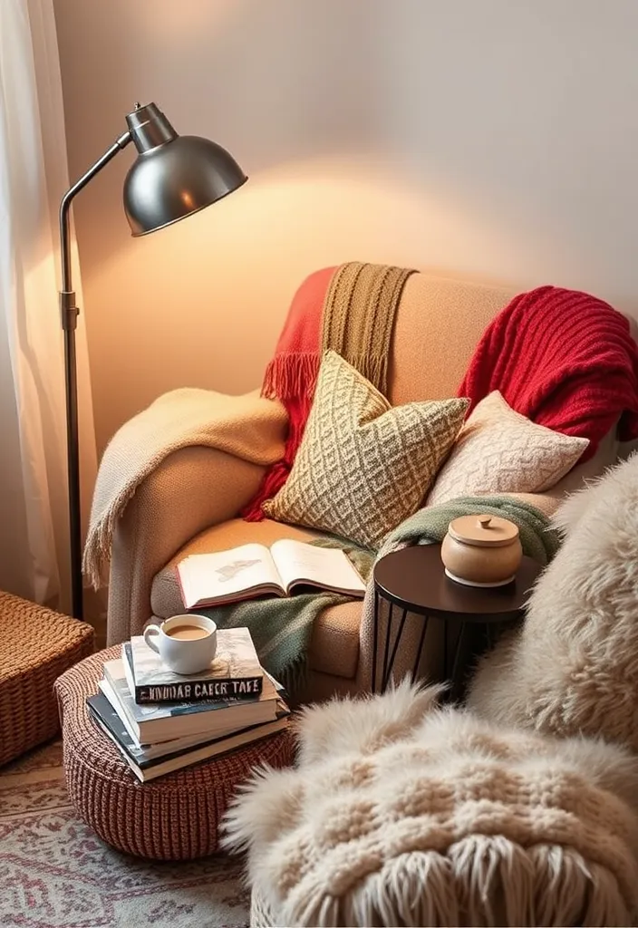 24 Luxury Dorm Room Ideas That'll Make You Feel Like Royalty! - 13. Cozy Reading Nook