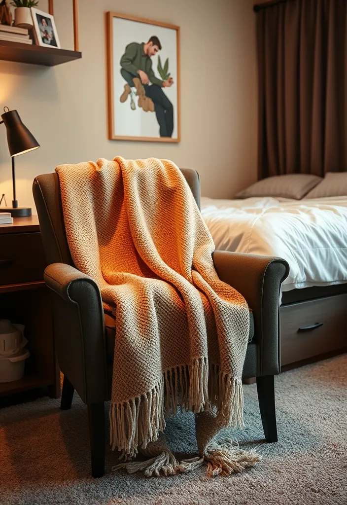 24 Luxury Dorm Room Ideas That'll Make You Feel Like Royalty! - 17. Luxurious Throw Blankets