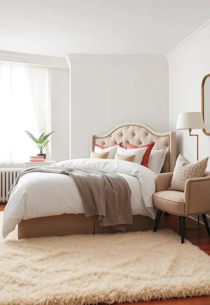 24 Luxury Dorm Room Ideas That'll Make You Feel Like Royalty! - 6. Plush Rugs
