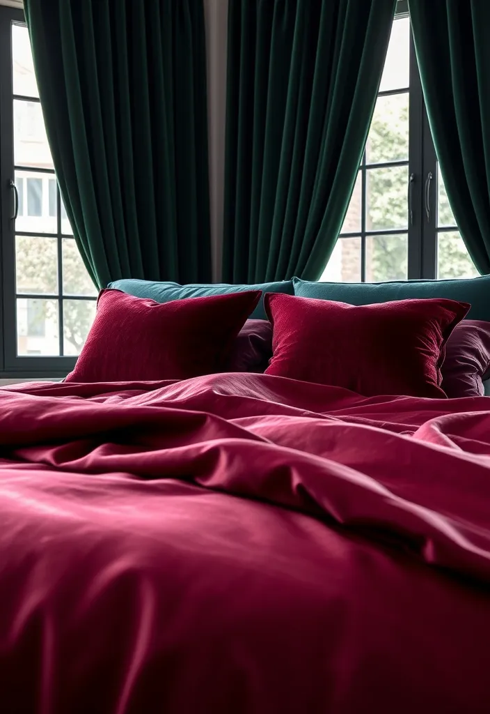 24 Old Money Bedroom Ideas That'll Make You Feel Like Royalty! - 1. Opulent Fabrics: Velvet and Silk