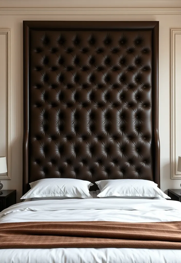 24 Old Money Bedroom Ideas That'll Make You Feel Like Royalty! - 11. Statement Headboards: A Focal Point