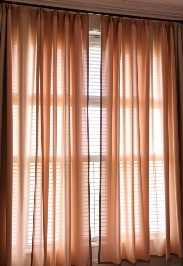 24 Old Money Bedroom Ideas That'll Make You Feel Like Royalty! - 12. Elegant Window Treatments: Drapery and Blinds