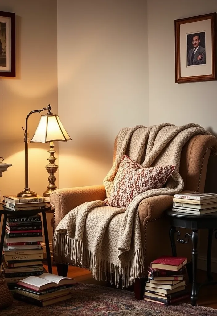 24 Old Money Bedroom Ideas That'll Make You Feel Like Royalty! - 18. Cozy Reading Nook: A Personal Retreat