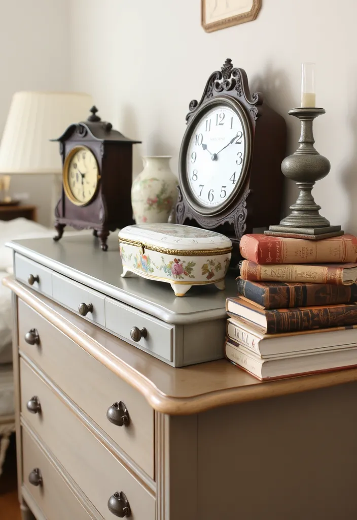 24 Old Money Bedroom Ideas That'll Make You Feel Like Royalty! - 9. Vintage Accessories: Curate Your Collection