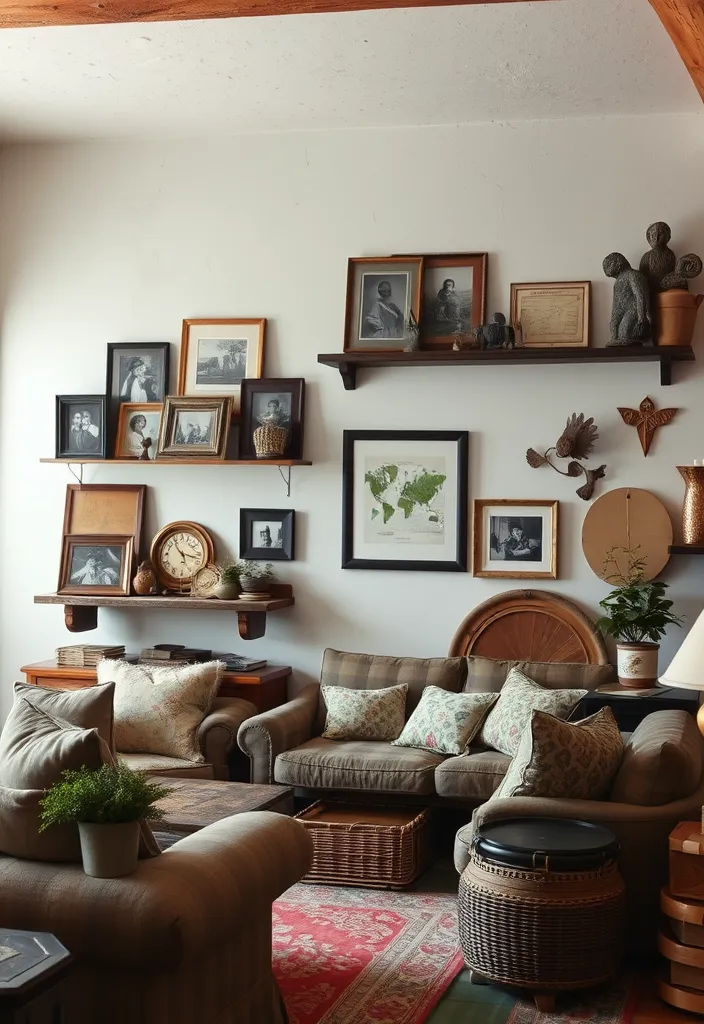 24 Rustic French Country Living Room Ideas That'll Make You Say 'I Need This in My Home!' - 16. Personal Touches