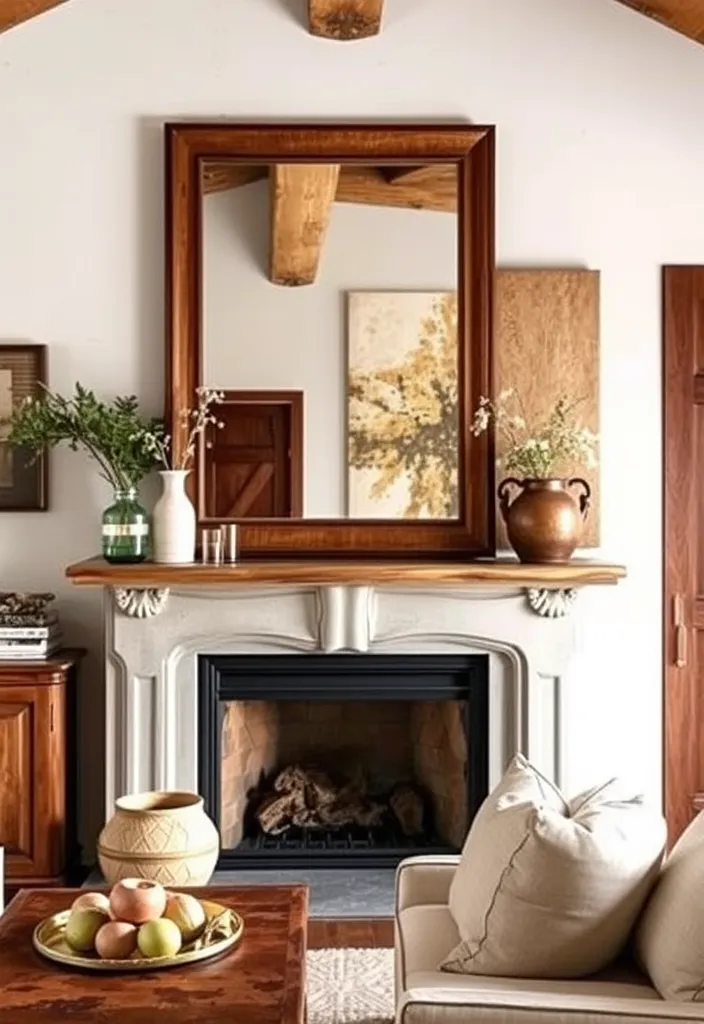 24 Rustic French Country Living Room Ideas That'll Make You Say 'I Need This in My Home!' - 18. Statement Accessories
