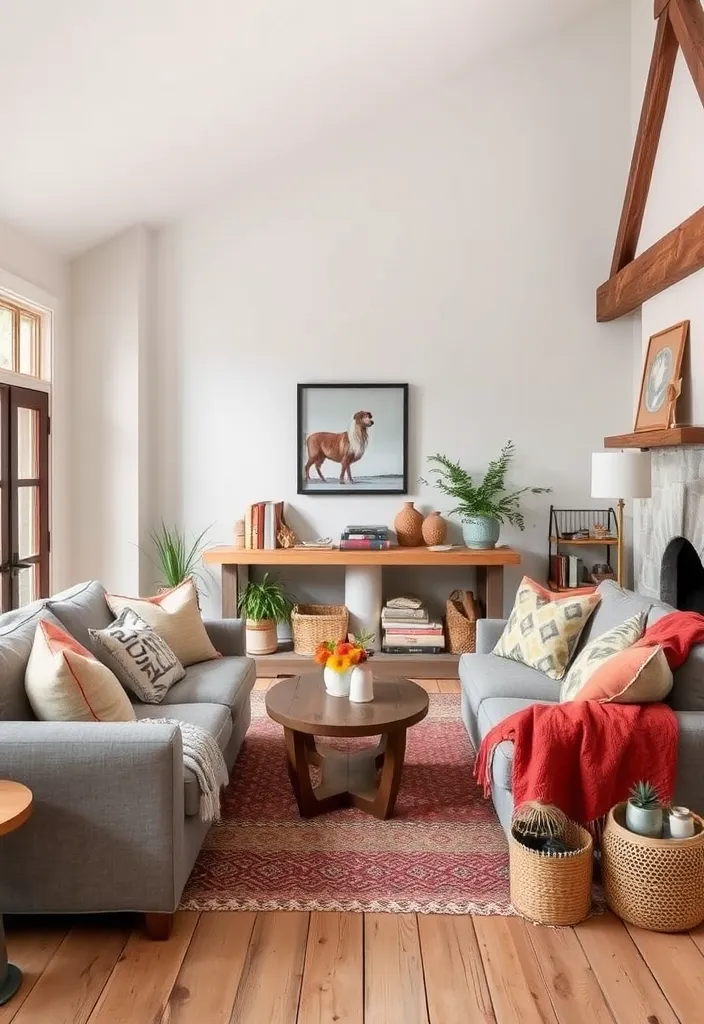 24 Rustic French Country Living Room Ideas That'll Make You Say 'I Need This in My Home!' - 20. Cozy Color Combinations