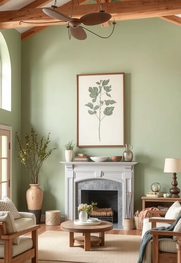 24 Rustic French Country Living Room Ideas That'll Make You Say 'I Need This in My Home!' - 4. Earthy Color Palette