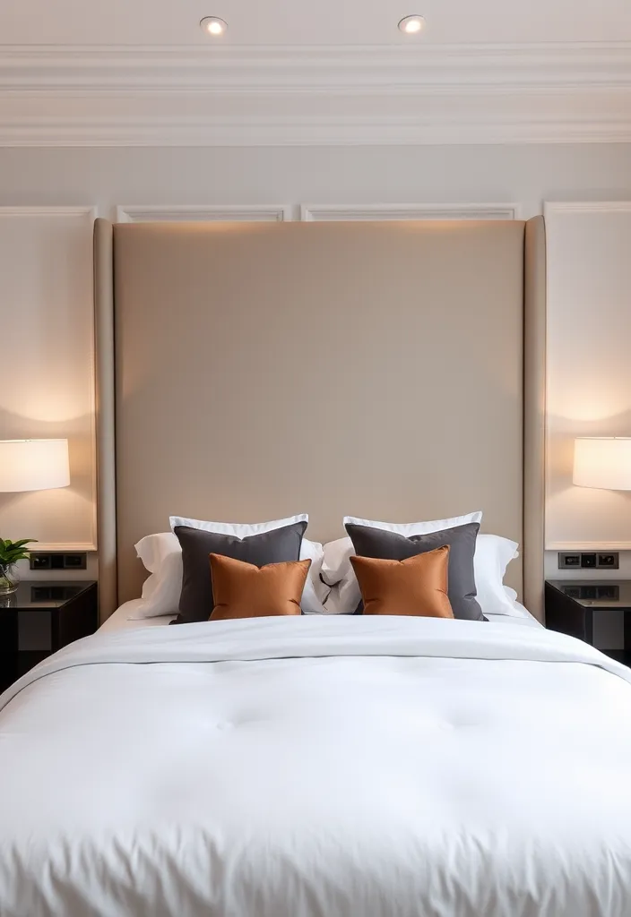 25 Best Clean Bedroom Ideas That'll Transform Your Space into a Serene Oasis! - 15. Consider a Statement Headboard