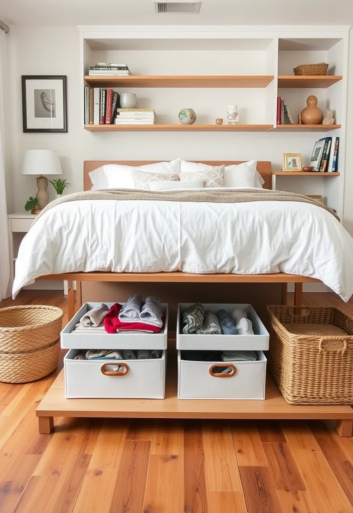 25 Best Clean Bedroom Ideas That'll Transform Your Space into a Serene Oasis! - 3. Utilize Smart Storage Solutions
