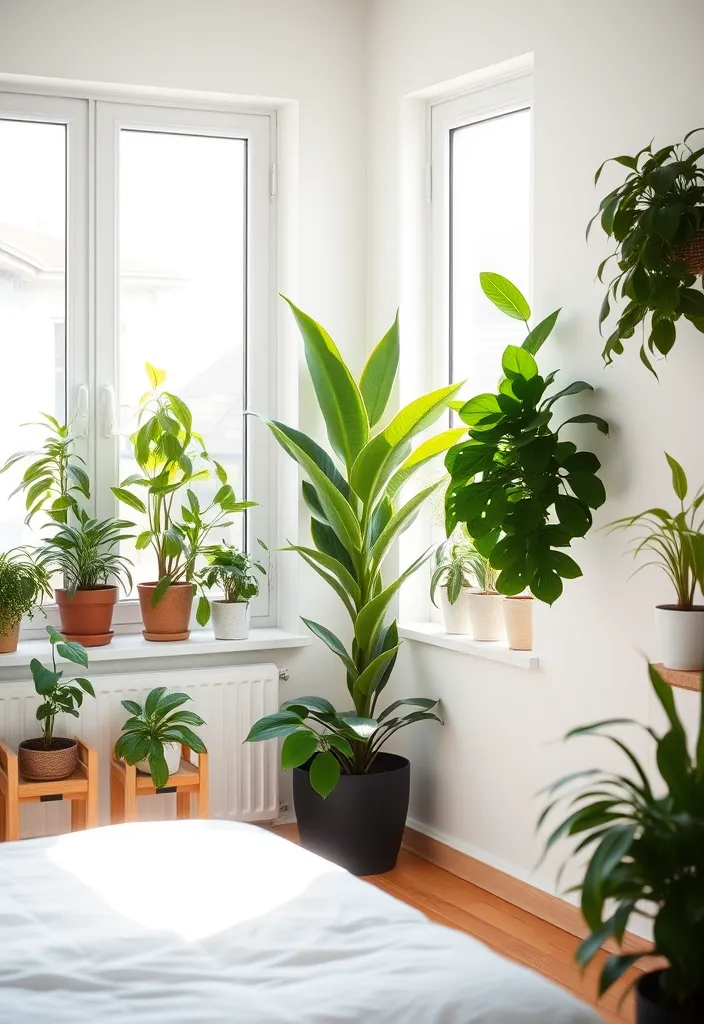 25 Best Clean Bedroom Ideas That'll Transform Your Space into a Serene Oasis! - 4. Incorporate Nature with Indoor Plants