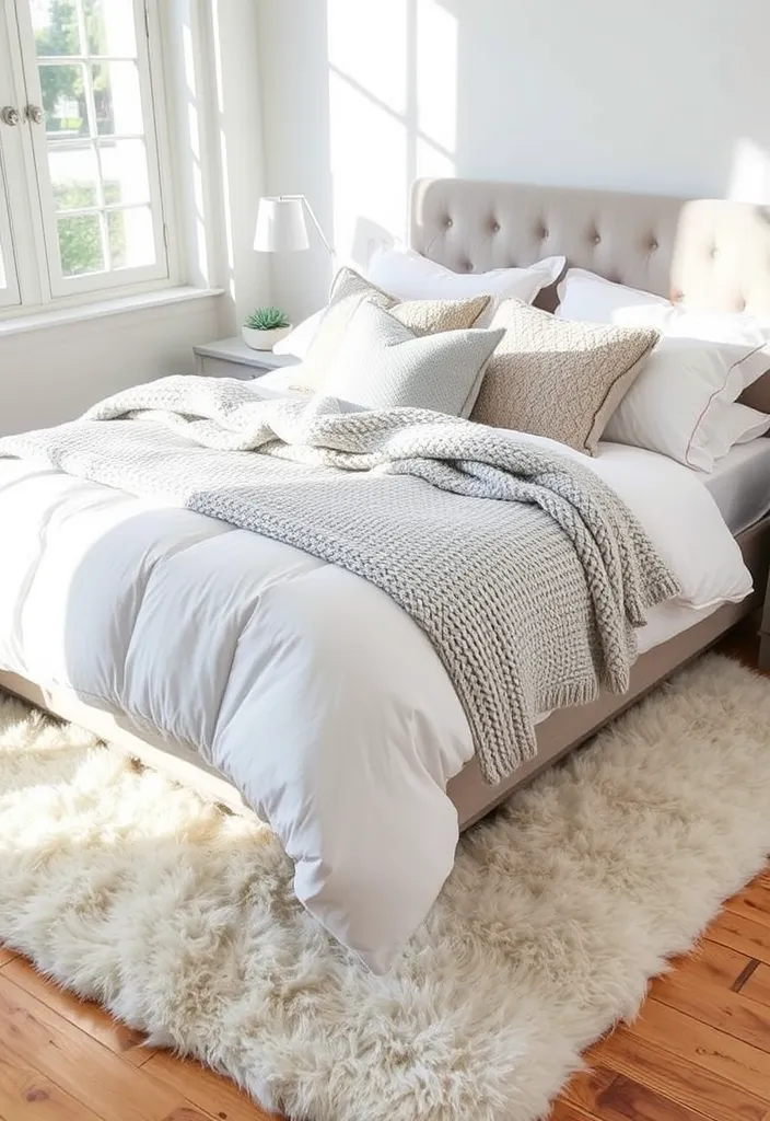 25 Best Clean Bedroom Ideas That'll Transform Your Space into a Serene Oasis! - 5. Use Soft Textiles for Comfort