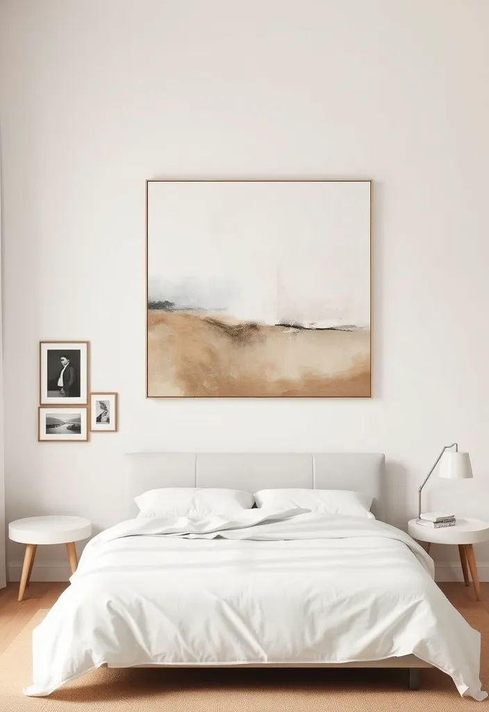 25 Best Clean Bedroom Ideas That'll Transform Your Space into a Serene Oasis! - 6. Opt for Understated Artwork