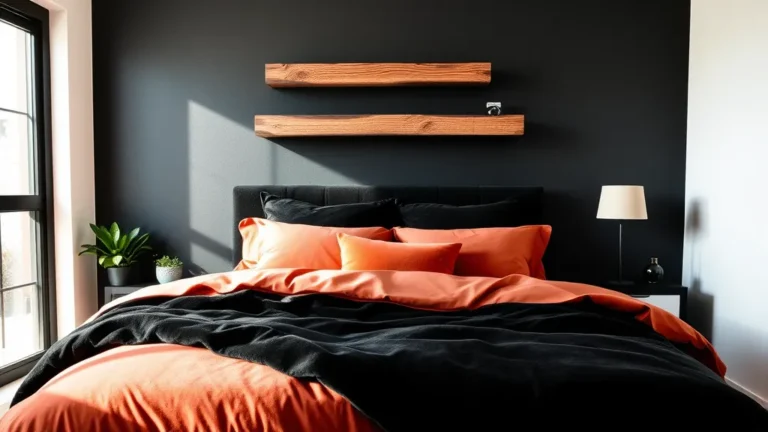 25 Black and Rust Bedroom Ideas That'll Transform Your Space into a Cozy Retreat!
