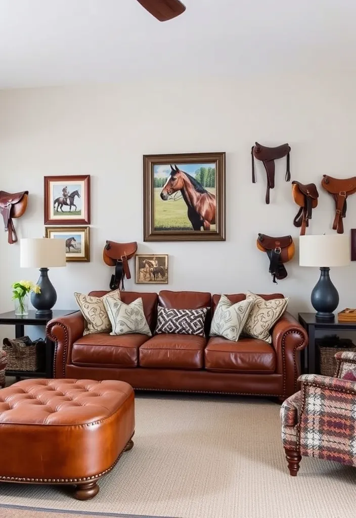 25 Classic Southern Home Decor Ideas That'll Make You Say 'Y'all Need This!' - 16. Equestrian Accents