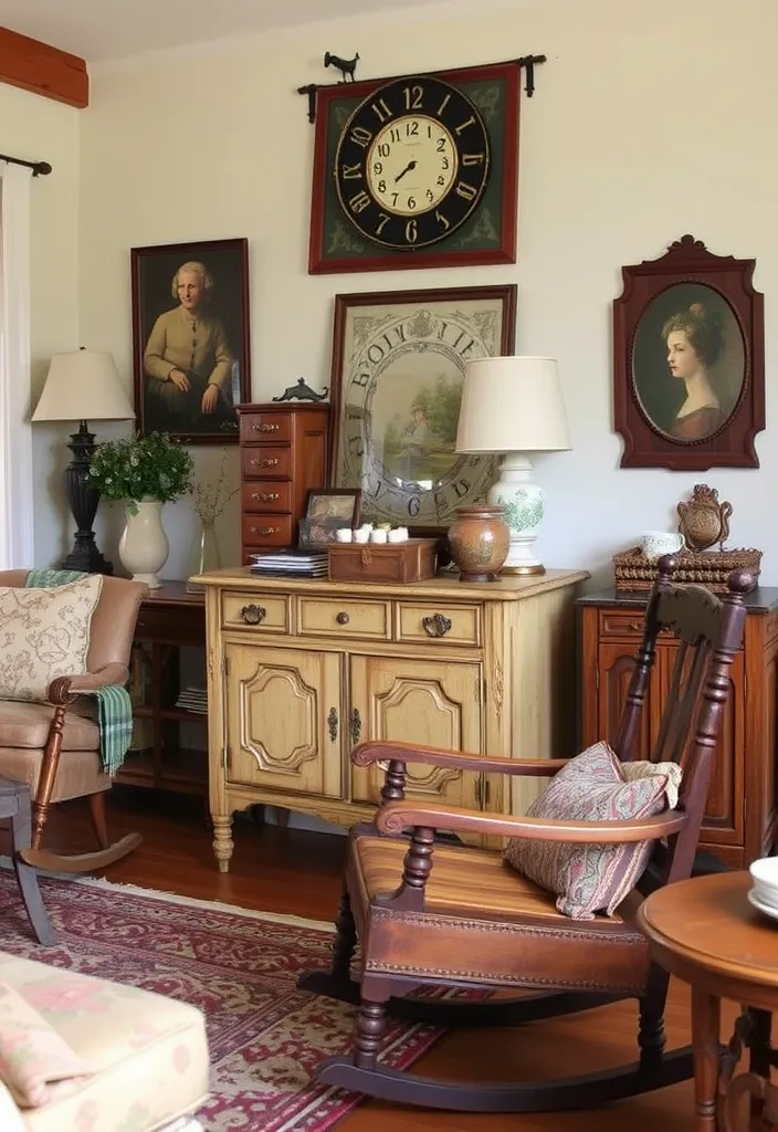 25 Classic Southern Home Decor Ideas That'll Make You Say 'Y'all Need This!' - 18. Antique Furniture