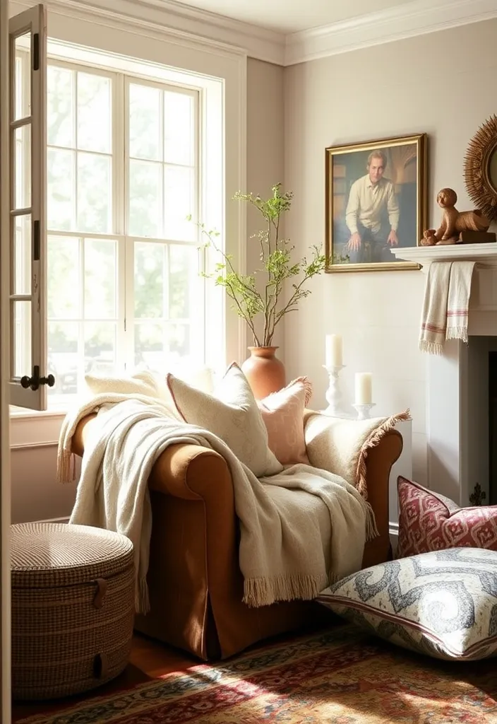 25 Classic Southern Home Decor Ideas That'll Make You Say 'Y'all Need This!' - 6. Cozy Textiles