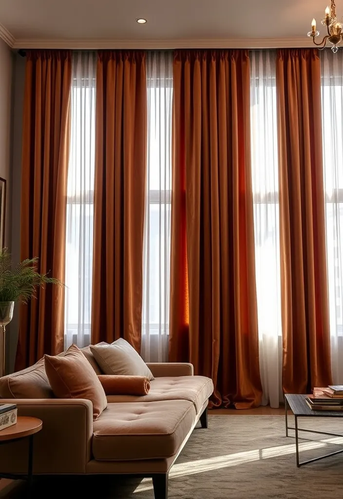 25 Comfy Cozy Living Room Ideas That'll Make You Never Want to Leave! - 11. Cozy Curtains