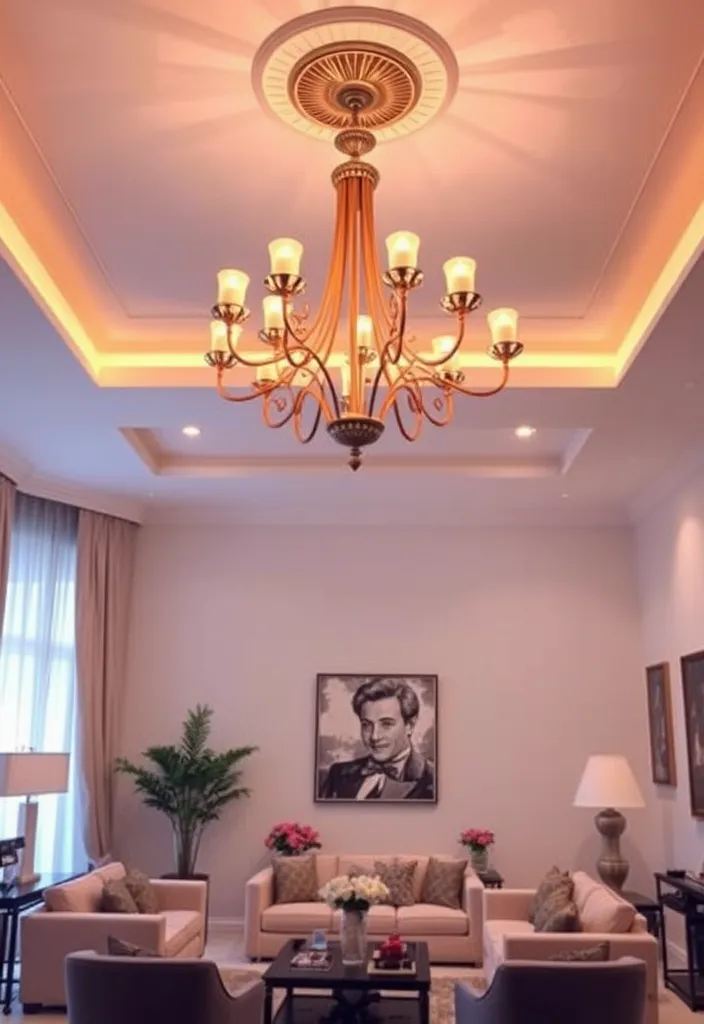 25 Comfy Cozy Living Room Ideas That'll Make You Never Want to Leave! - 12. Customized Lighting Fixtures