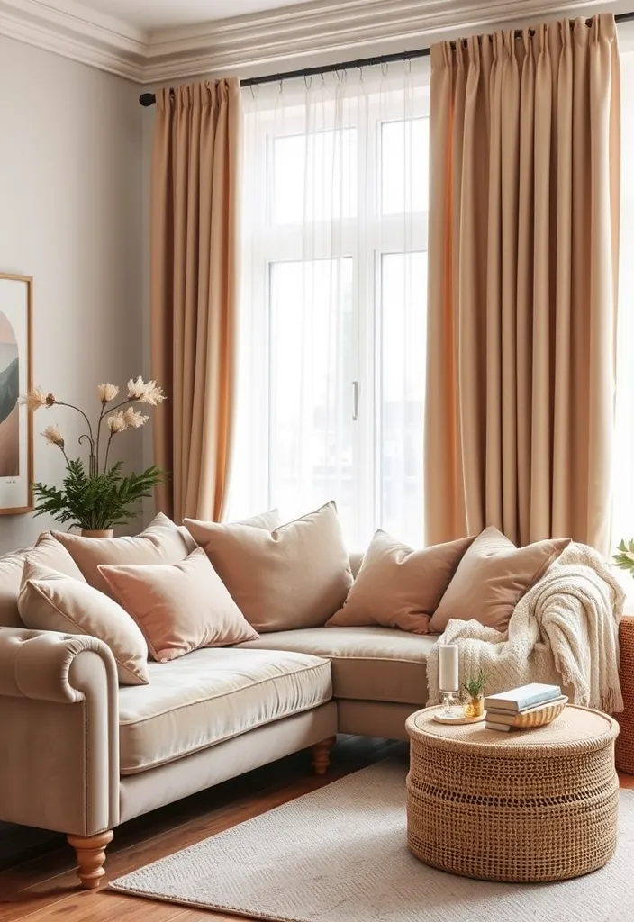 25 Comfy Cozy Living Room Ideas That'll Make You Never Want to Leave! - 18. Soft Fabrics
