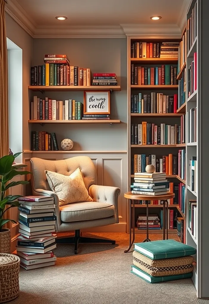 25 Comfy Cozy Living Room Ideas That'll Make You Never Want to Leave! - 9. Books and More Books