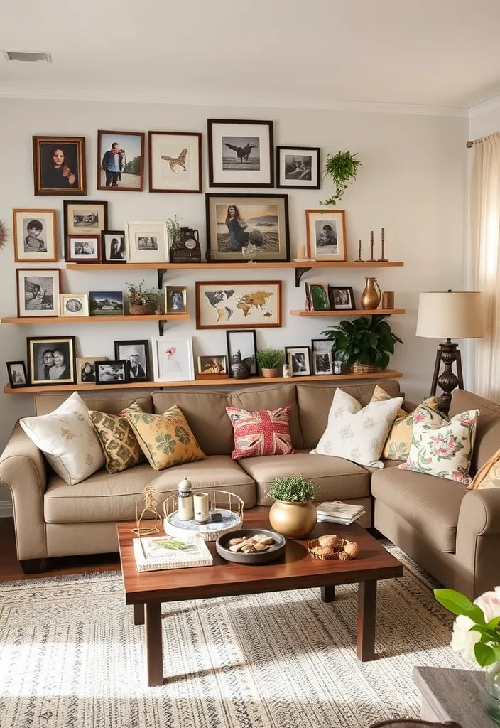 25 Cozy Eclectic Living Room Ideas That'll Make You Want to Redecorate Right Now! - 12. Personal Touches