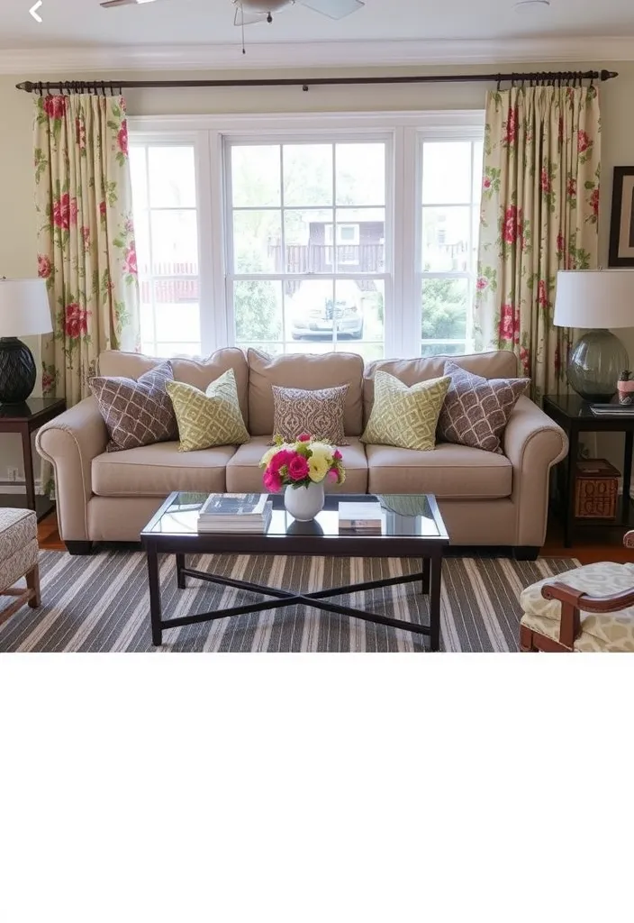 25 Cozy Eclectic Living Room Ideas That'll Make You Want to Redecorate Right Now! - 7. Mix of Patterns
