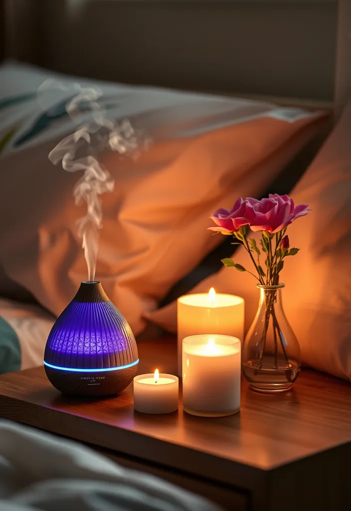 25 Dark Romantic Bedroom Ideas That Will Set the Mood for Love! - 10. Ambient Scents