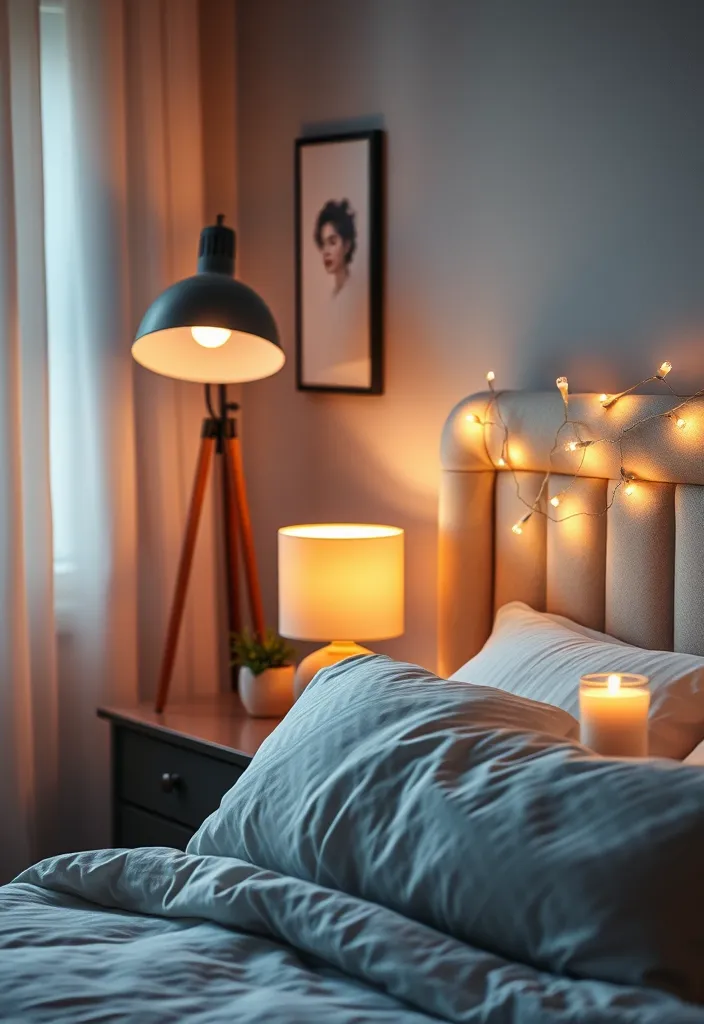 25 Dark Romantic Bedroom Ideas That Will Set the Mood for Love! - 2. Soft Mood Lighting