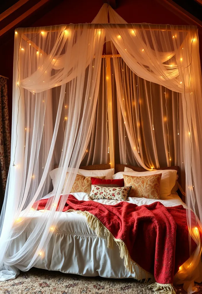 25 Enchanting Whimsical Room Ideas That Will Spark Your Imagination! - 12. Cozy Canopy Beds