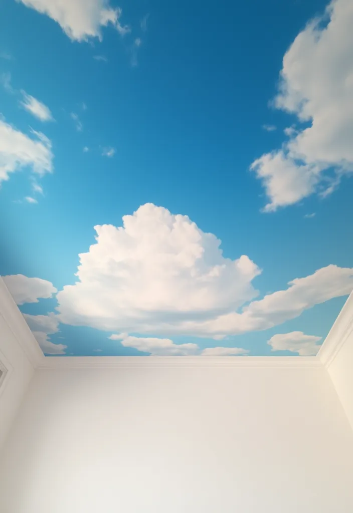 25 Enchanting Whimsical Room Ideas That Will Spark Your Imagination! - 13. Artistic Ceiling Decor