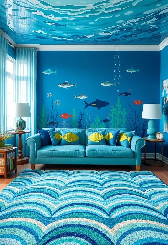 25 Enchanting Whimsical Room Ideas That Will Spark Your Imagination! - 16. Underwater Wonderland
