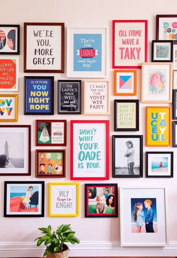 25 Enchanting Whimsical Room Ideas That Will Spark Your Imagination! - 3. Whimsical Gallery Wall