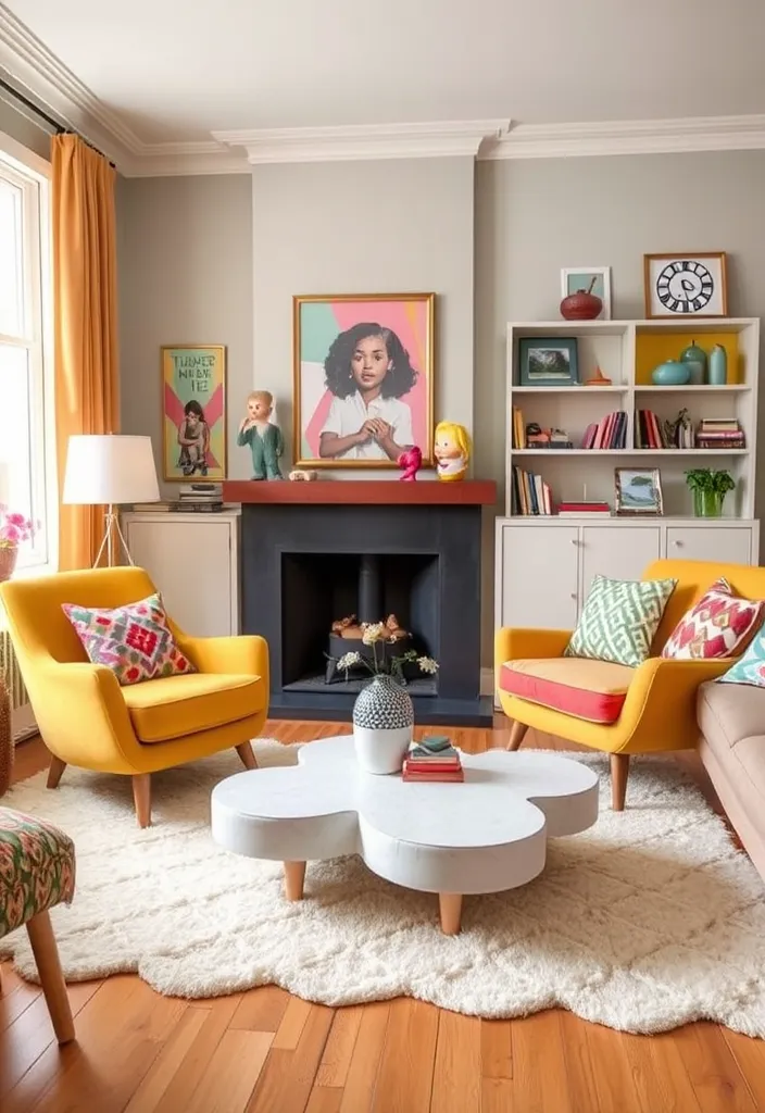 25 Enchanting Whimsical Room Ideas That Will Spark Your Imagination! - 5. Quirky Furniture Finds
