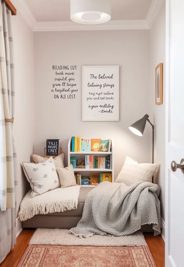 25 Little Boys Bedroom Ideas That'll Make Their Imaginations Soar! - 17. Cozy Reading Nook