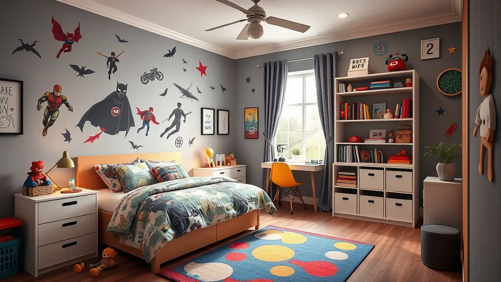 25 Little Boys Bedroom Ideas That'll Make Their Imaginations Soar!
